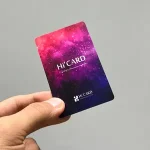 کارت ویزیت هوشمند با تگ NFC طرح کهکشان